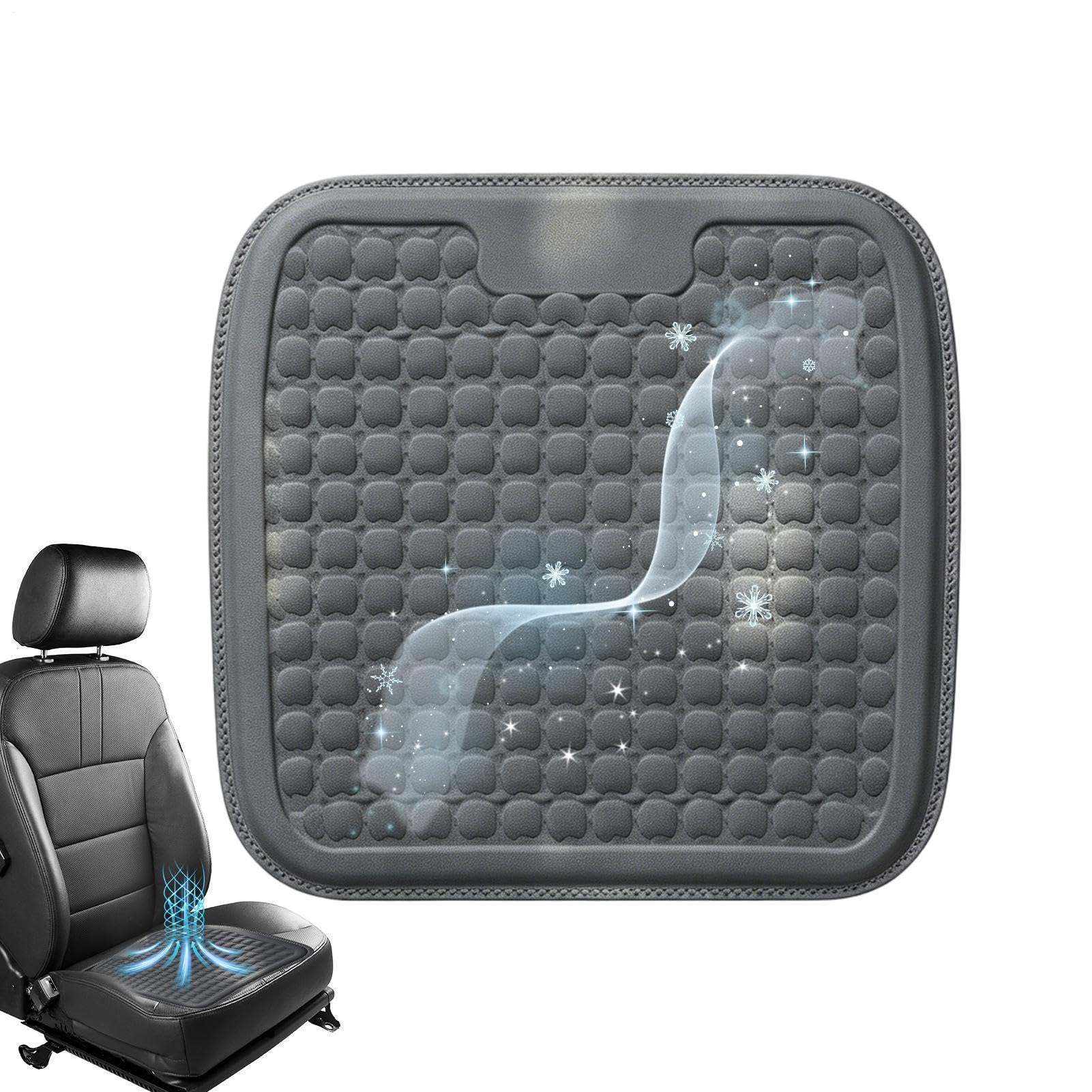 Housse de siège auto rafraîchissante et tapis en gel ventilé alvéolé