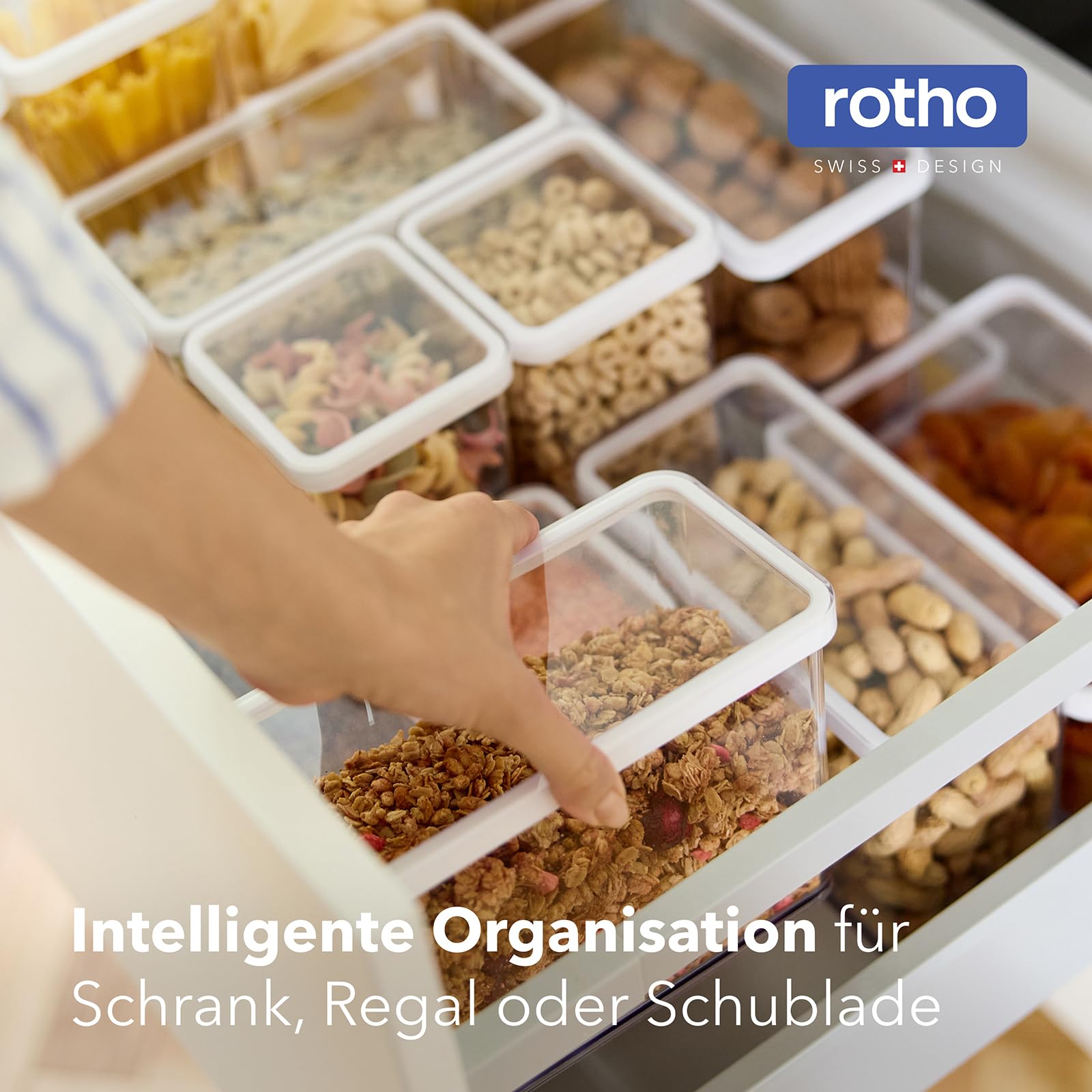 Rotho Loft 10er-Set Vorratsdosen mit Deckel – Bild 2