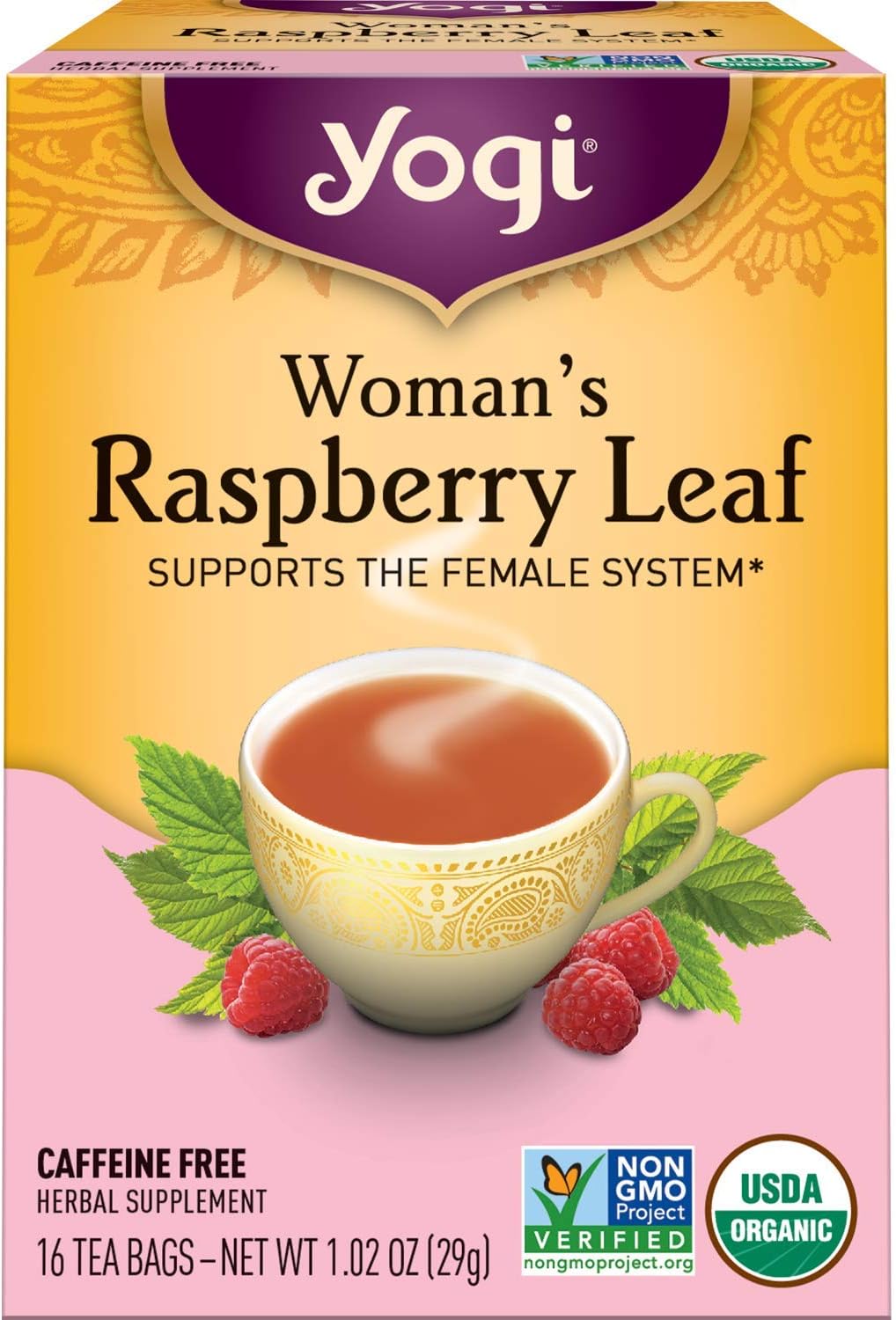 Yogi Women's Raspberry Leaf Tea