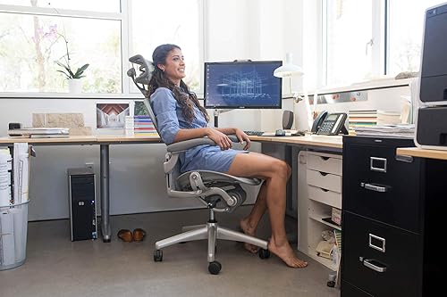 Miniatura 2 de Engineered Now El reposacabezas original solo para el reposacabezas de silla Herman Miller Aeron. Silla no incluida (H3 para remasterizado, grafito)