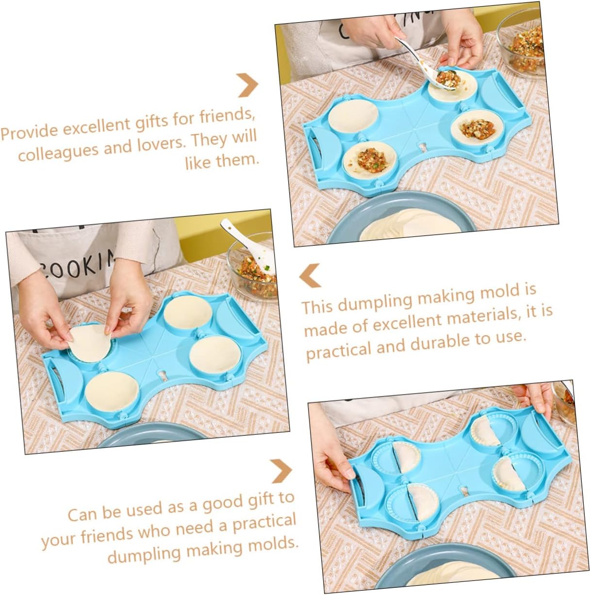 Dumpling Maker Mould Dough Press for Ravioli Simple Dumpling Making Tool Material Kitchen Molds