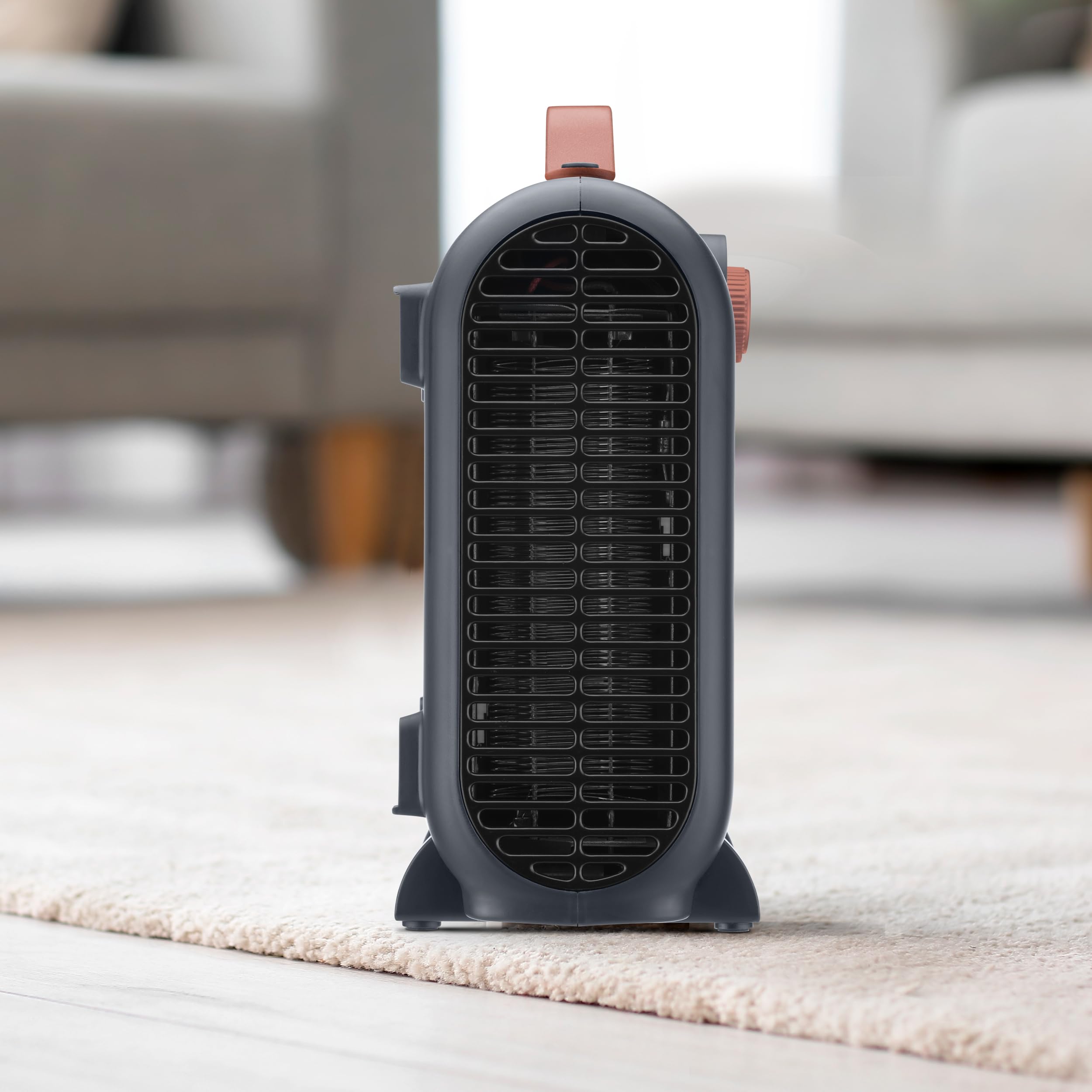 Ufesa Crux Dual Heater 2000 W, 3 poziomy mocy, regulowany termostat, zastosowanie płaskie i pionowe, funkcja wentylacji, szary