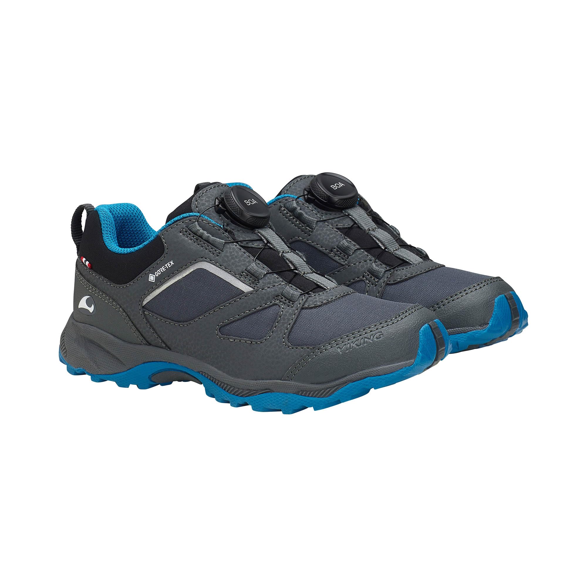 Viking Nator Low GTX Boa, Scarpe da Passeggio Unisex-Bambini e Ragazzi