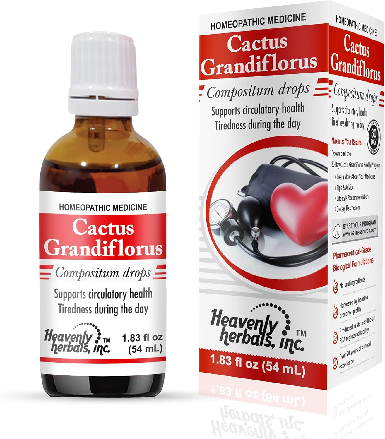 Cactus Grandiflorus Drops Contains Rauvolfia Serpentina