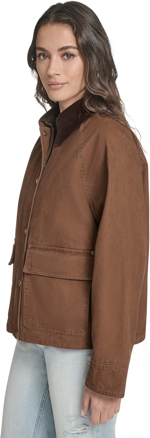 Levi's womens Short Cotton Barn Jacket - Image 3