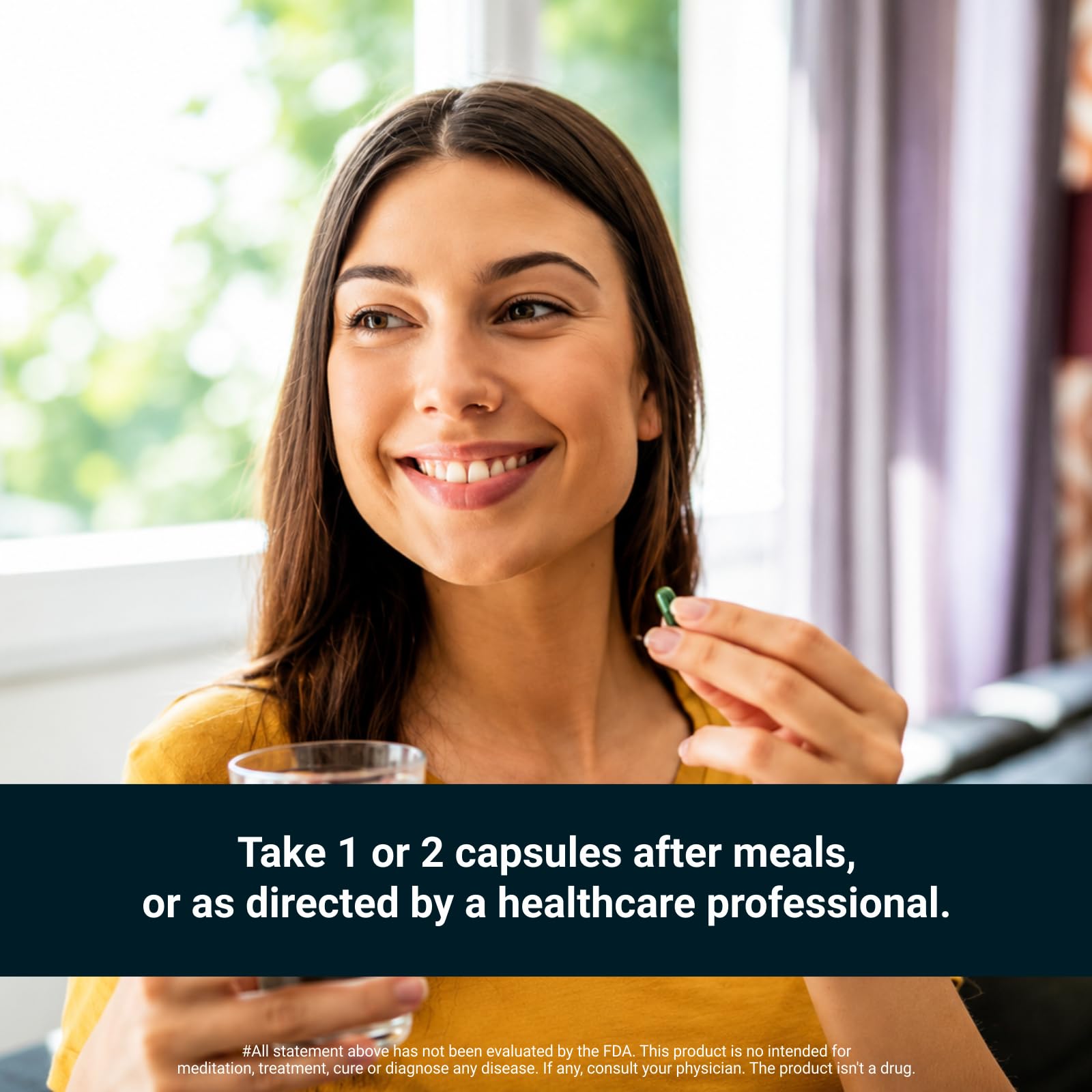 Neem & Turmeric Capsule with Black Pepper | Antioxidant Support, Joint & Immune Support, Skin Wellness | Non GMO, Gluten Free, Zero Fillers | 500mg - 60 Capsule — Amazon image 6