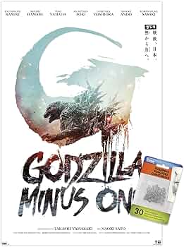 Amazon.com: Godzilla: Minus One - US Teaser One Sheet Wall Poster