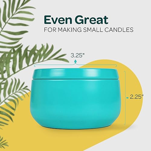 Miniatura 4 de Hearts & Crafts Kit completo de fabricación de velas de cera de soja, 2 libras de cera de soja y todos los suministros de fabricación de velas