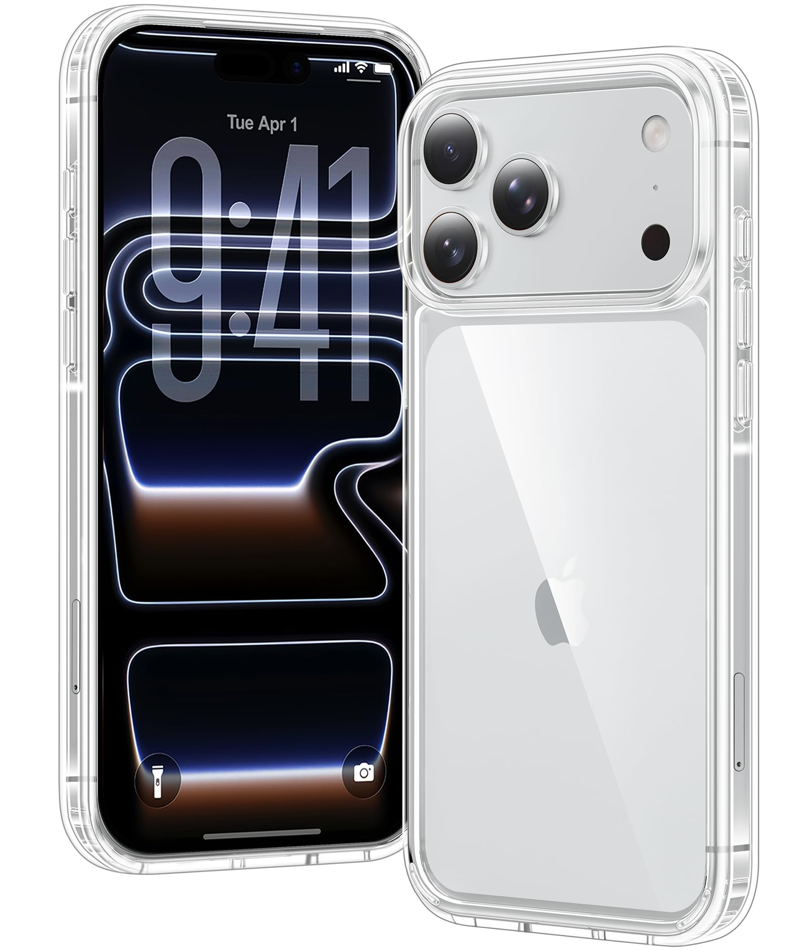 Clear Case for iPhone 15, Ultra Thin, Shockproof TPU Cover, Anti-Yellowing, Crystal Clear, Phone Case for Apple iPhone 15 - Clear — view 447