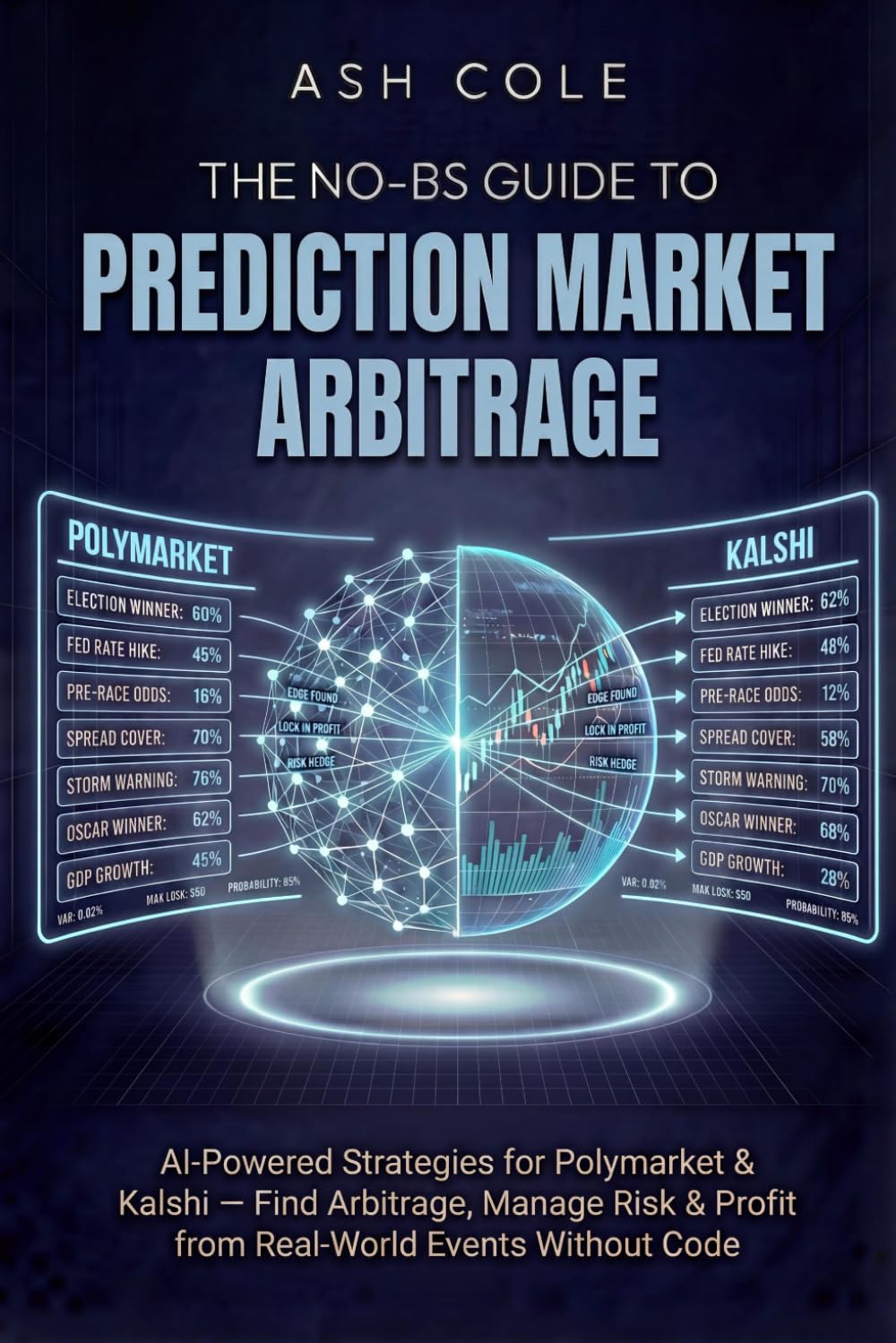The No-BS Guide to Prediction Market Arbitrage: AI-Powered Strategies for Polymarket & Kalshi — Find Arbitrage, Manage Risk & Profit from Real-World Events Without Code (The No-BS AI Playbooks)