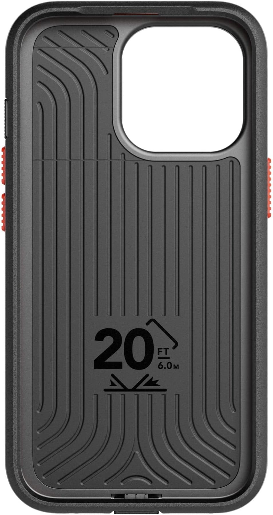 Tech21 T21-9202 Evo Max for iPhone 13 Pro – Ultra-Protective and Rugged Phone Case with 20ft Multi-Drop Protection, Dark Grey