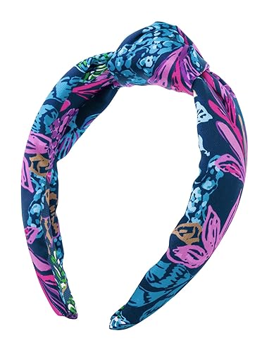 Lilly Pulitzer Diadema de moda para mujer, diadema de tela trenzada verde, diadema de tela colorida, lindos accesorios para el cabello para mujeres Lilly Pulitzer Diadema de moda para mujer, diadema de tela trenzada verde, diadema de tela colorida, lindos accesorios para el cabello para mujeres