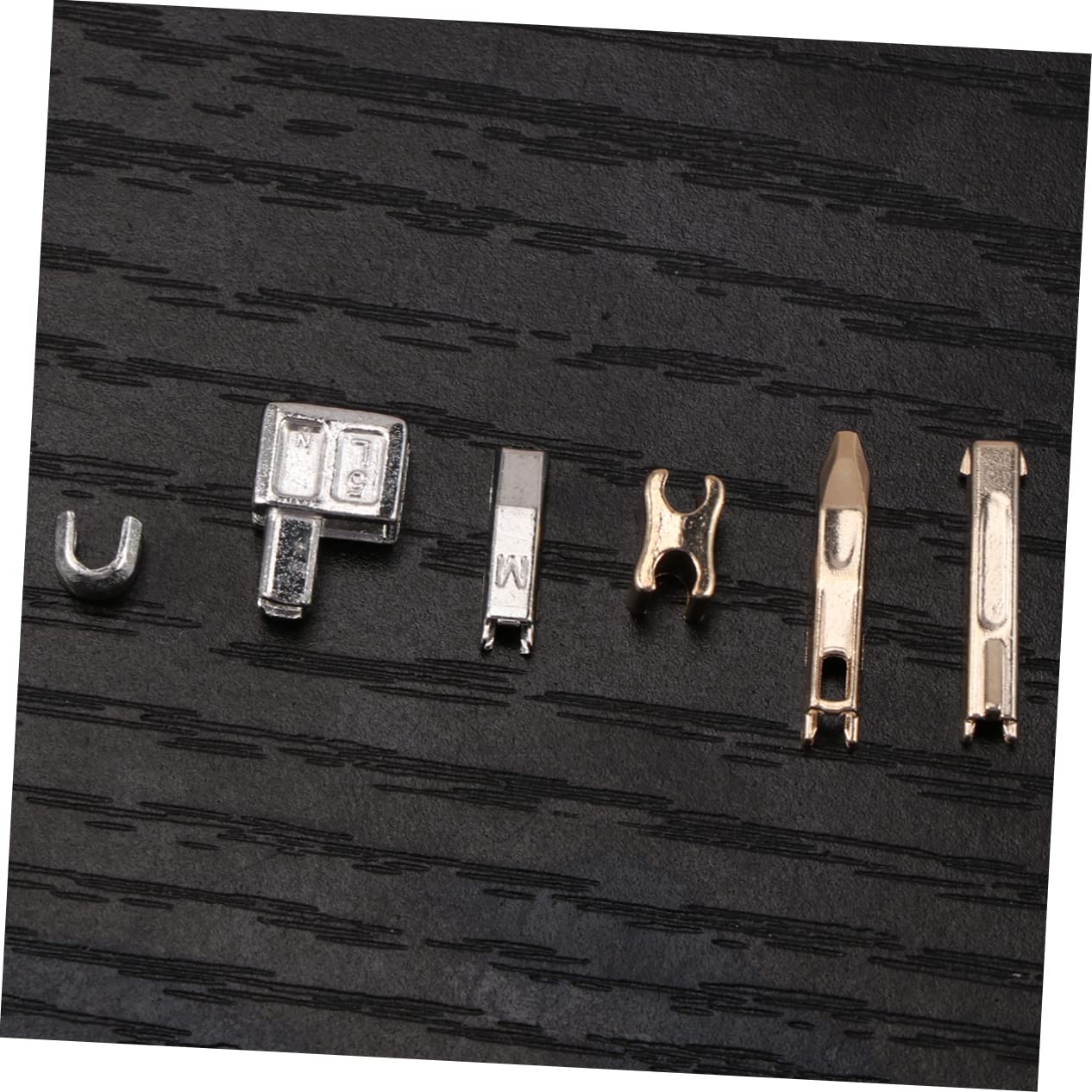DIYEAH Kit De Reparación De Cremalleras (3 Juegos) Deslizadores Y Retenedores De Cremallera De Metal Tope De Cremallera Dorado Rosa Para Costura Casera 190 Piezas X 3