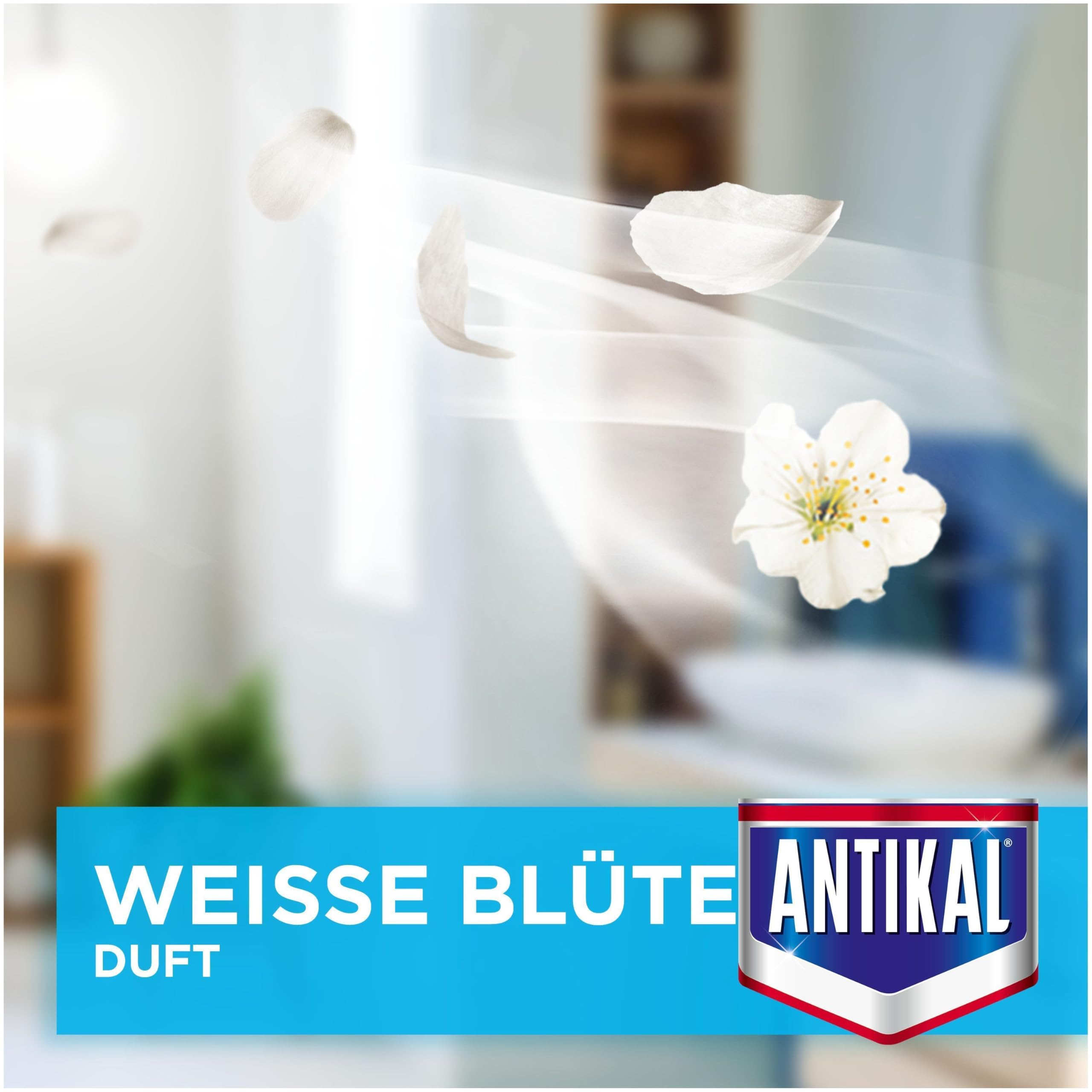 Antikal Expressspray, 10 × 800 ml, für Dusche & Bad, Kalkfrei Ohne Abwischen, Glänzende Flächen Mit Einem Wisch