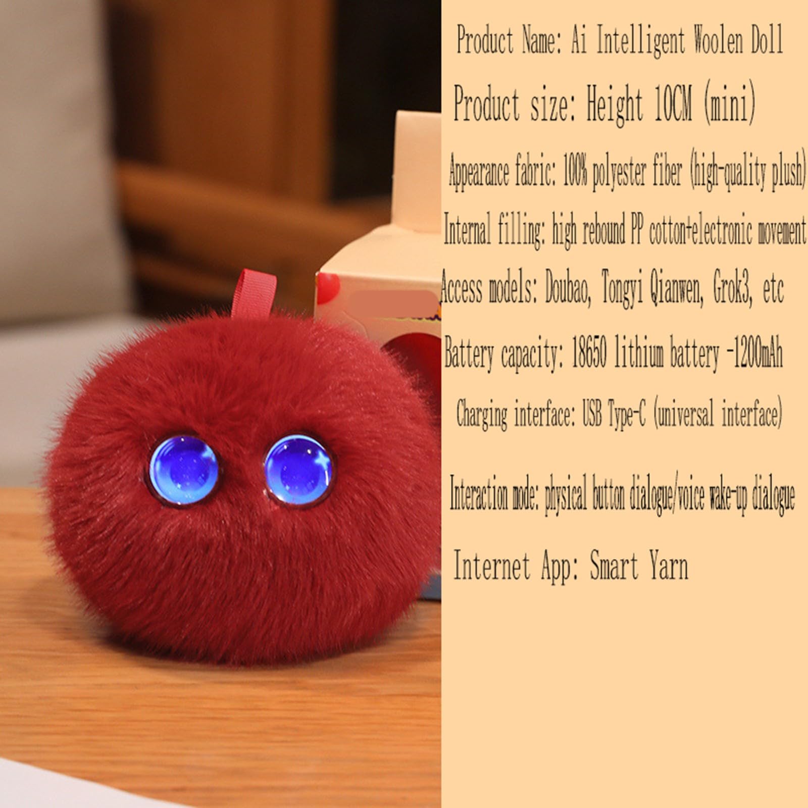 Marca Peluche Interactivo Electrónico Juguete Inteligente para Niños con Sonido Música y Luces Cuentos y Canciones Infantiles B