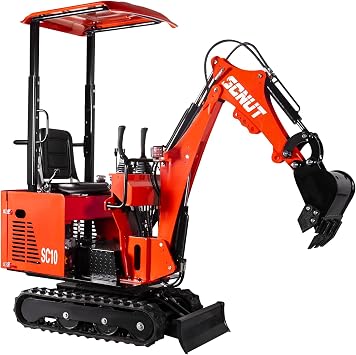 1 Ton Mini Excavator, 13.5HP EPA Engine, Track Hydraulic Digger, for Trenching, Farming, Landscaping