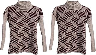 CAESAR Girls Wool Pullover With Mutlicolour Design,Multicolour,14 Years (Pack of 2)