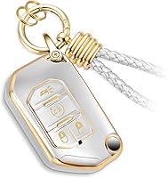 Vista 27 de Funda para Llavero de Audi con Accesorios de Llavero de Cuerda Trenzada de Metal, Estuche Suave Mejorado para Llave A3 A6-A8 E-Tron S3 RS6-7 SQ7-8