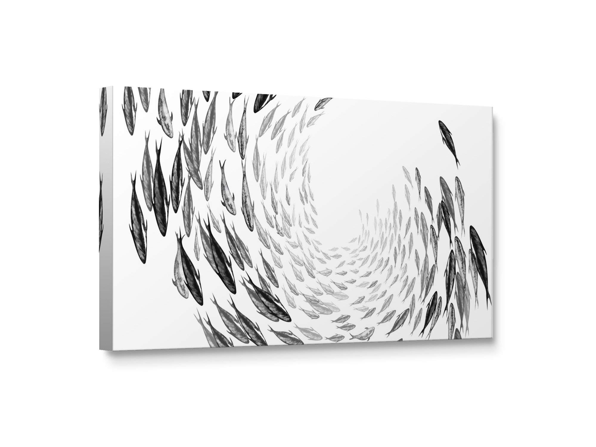 Fish Art Black And White