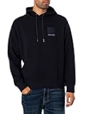mens Limited Edition a Line Logo Stretch Cotton Poly Hooded Drawstring Sweatshirt