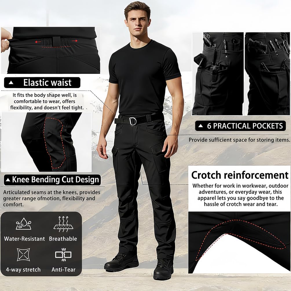 MilitäRische Softshell-AnzüGe, Taktische Jacke Und Hose, Armee-Kampfanzug, Wasserdichtes Camouflage-Uniform-Set FüR MäNner, Jacke, Hose, Jagdbekleidung