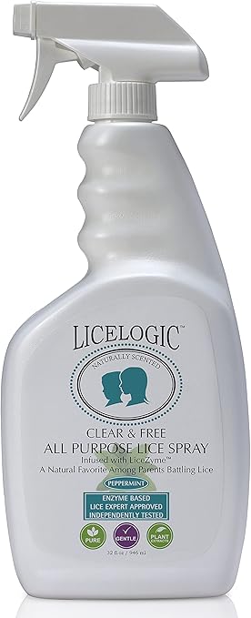 Amazon Com Licelogic Natural Home Spray Para Piojos Para Muebles Pertenencias Ropa De Cama 32 Oz Con Licezima Natural Tratamiento Seguro De Piojos Y Prevencion Para Matar Piojos Huevos Liendres Seguro Para