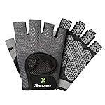 spacepower Workout Gloves, Weight Lifting Gloves for Women&Men, Lightweight Breathable Gym Gloves for Exercise (X-Large, Gray)
