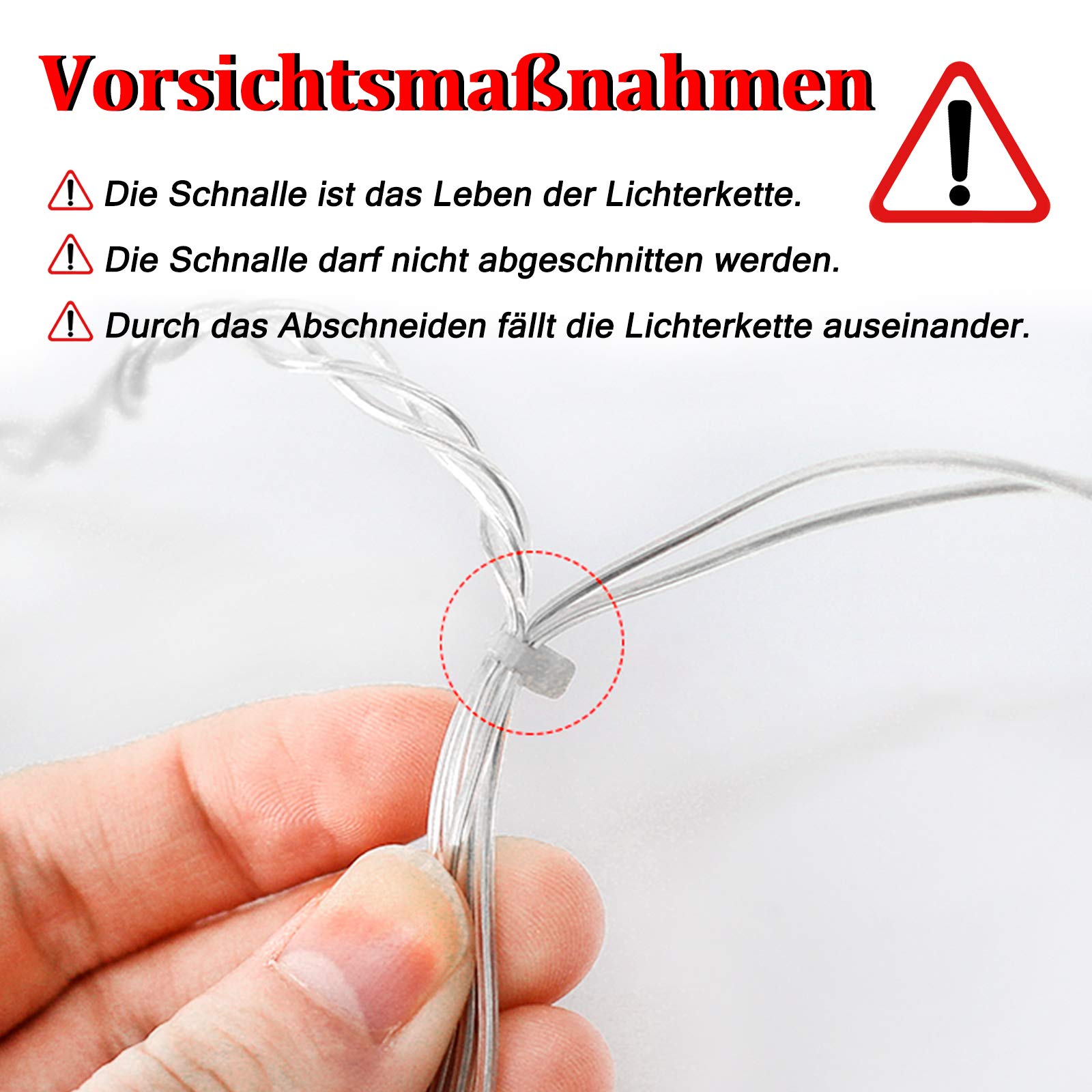 ACXIN LED Eisregen Lichterkette, LED Lichtervorhang, für Hochzeit, Party, Weihnachten, Halloween, Innen Dekoration, IP44 Wasserfest, Warmweiß, 9x3M