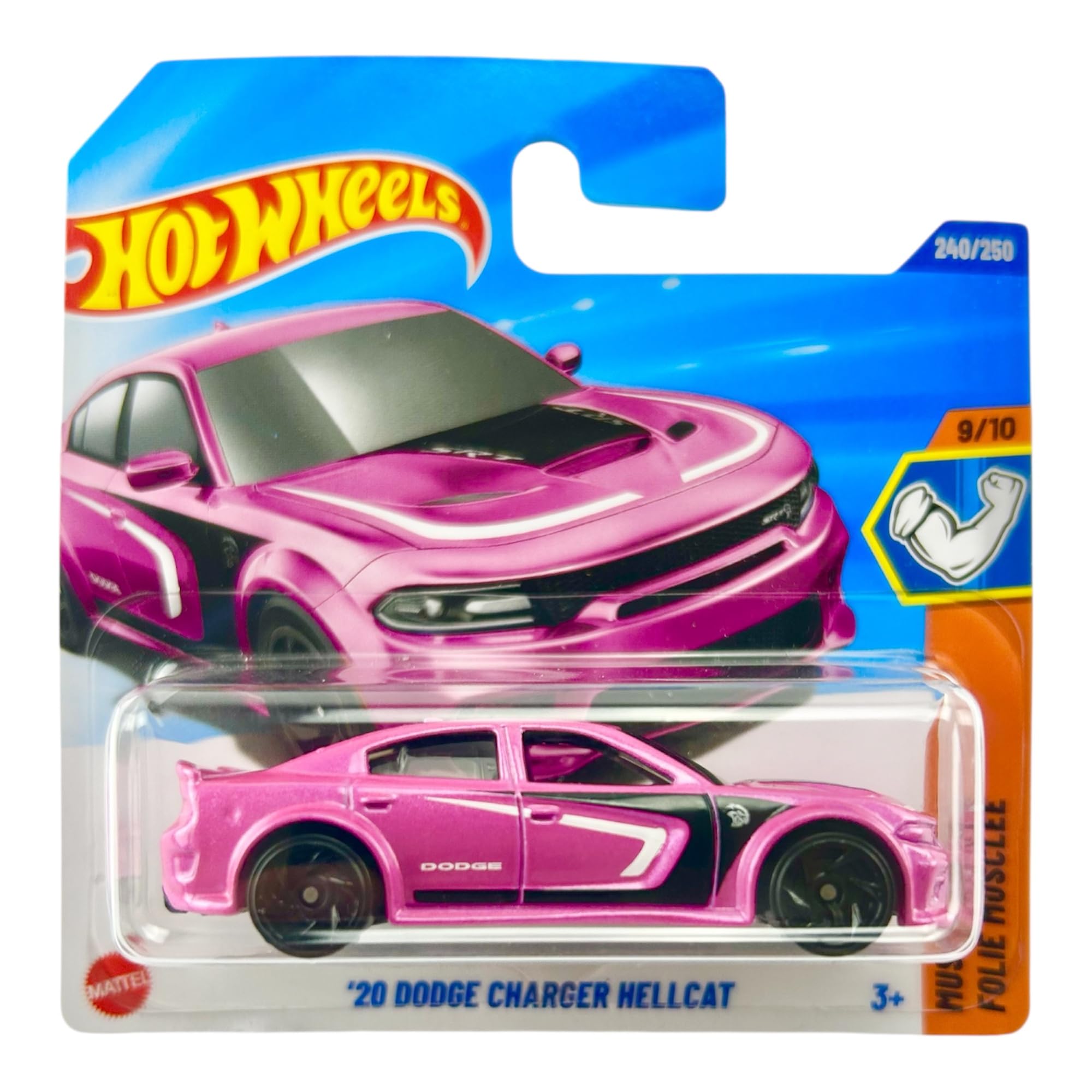 Hot Wheels '20 Dodge Charger Hellcat, Pink, Die-Cast Model Car, 1:64