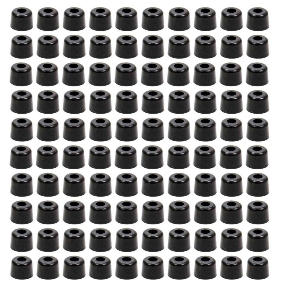 100 Umbrella Valve Stem Seals compatible with Chevy sb Ford GM sbc Small Block 11/32" Valves (Poly Acrylic)
