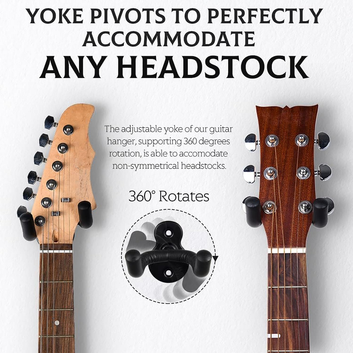 Pvieked 2 Set Guitar Wall Mount Wall Hangers - Image 4