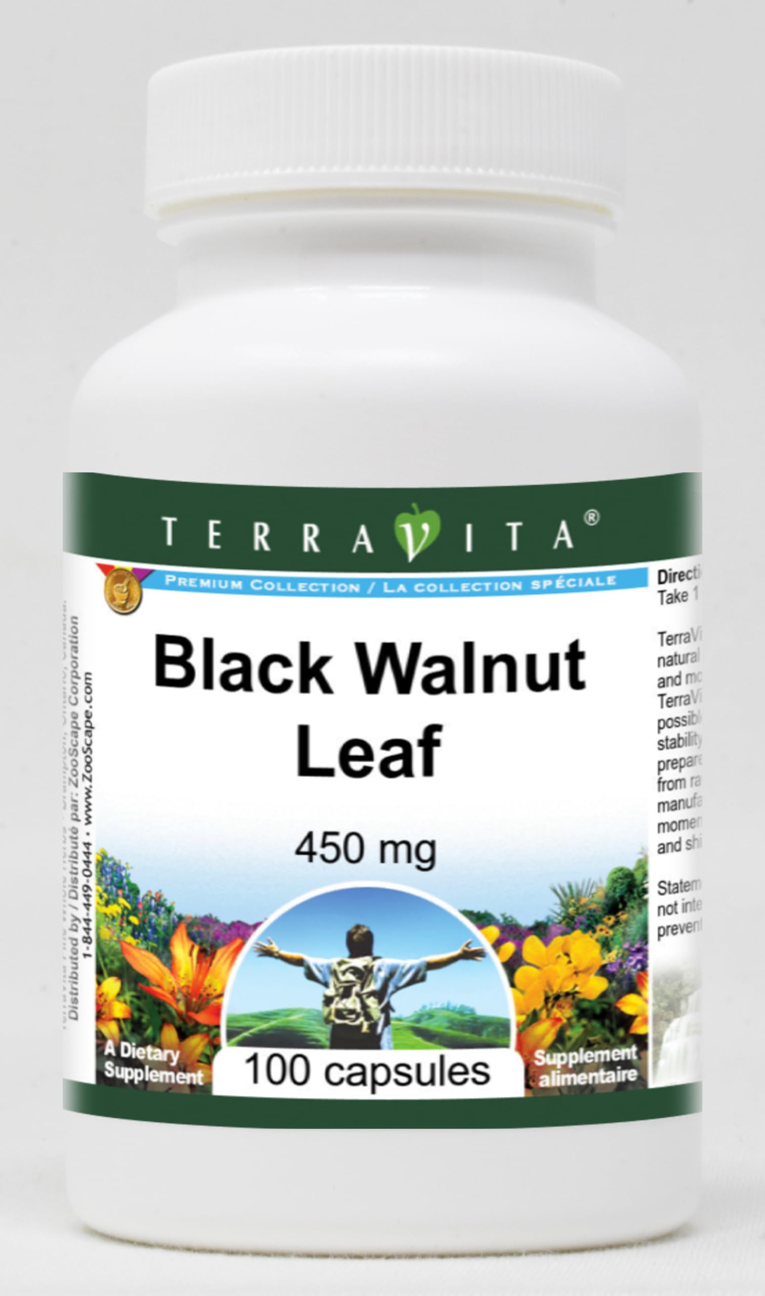 Amazon.com: Black Walnut Leaf - 450 mg (100 Capsules, ZIN: 511427