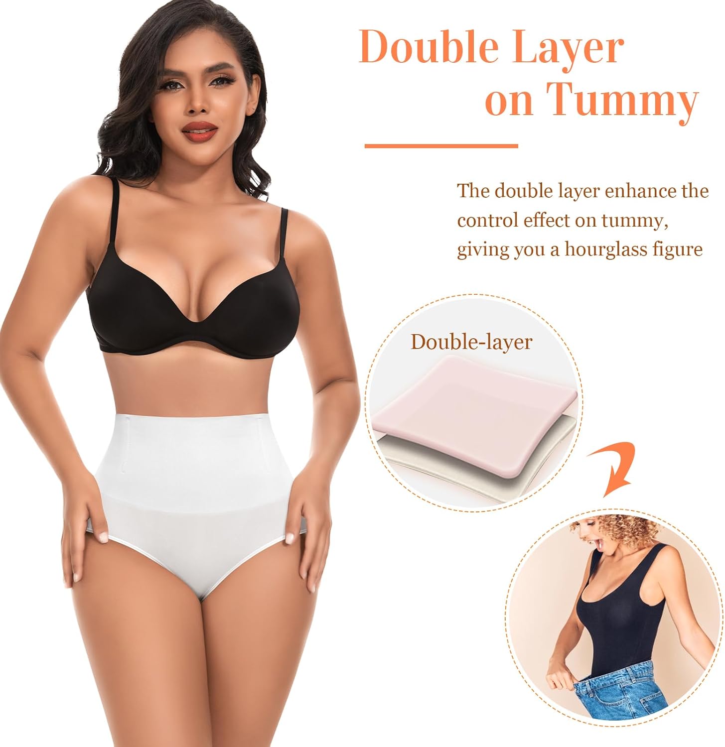 Werena Tummy Control Shapewear Underwear for Women High Waisted Body Shaper Panties Slimming Girdle Shaping Briefs - Image 3