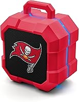 Vista 28 de SOAR NFL Shockbox - Altavoz Bluetooth inalámbrico LED, resistente al agua, IPX4, 5.0 Bluetooth con más de 5 horas de tiempo de reproducción, pequeño