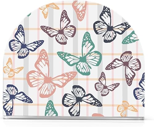 Miniatura 2 de Servilletero de resorte de mariposas para mesa, dispensador de servilletas independiente para cocina, mesa de comedor, soporte dispensador de