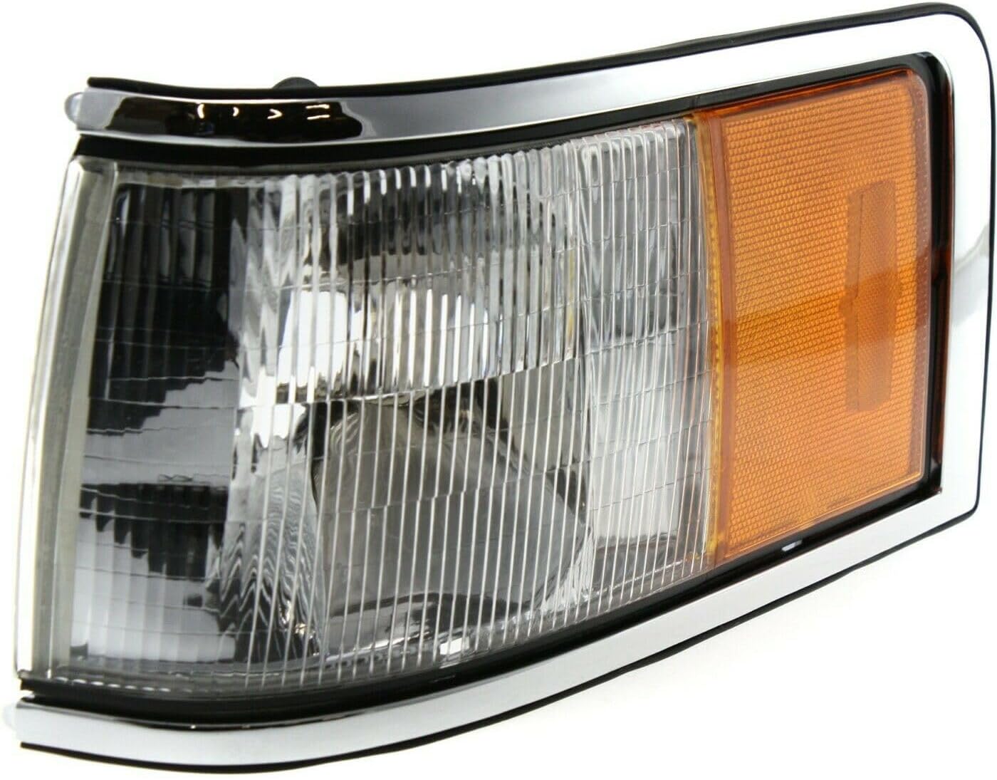 HAINA Signal Light Driver Side Plastic Lens Clear & Amber Lens Corner Light Incandescent for Lincoln for Town Car 1990-1994 without BulbS-Assembly Left FOVY15A201B 14463465