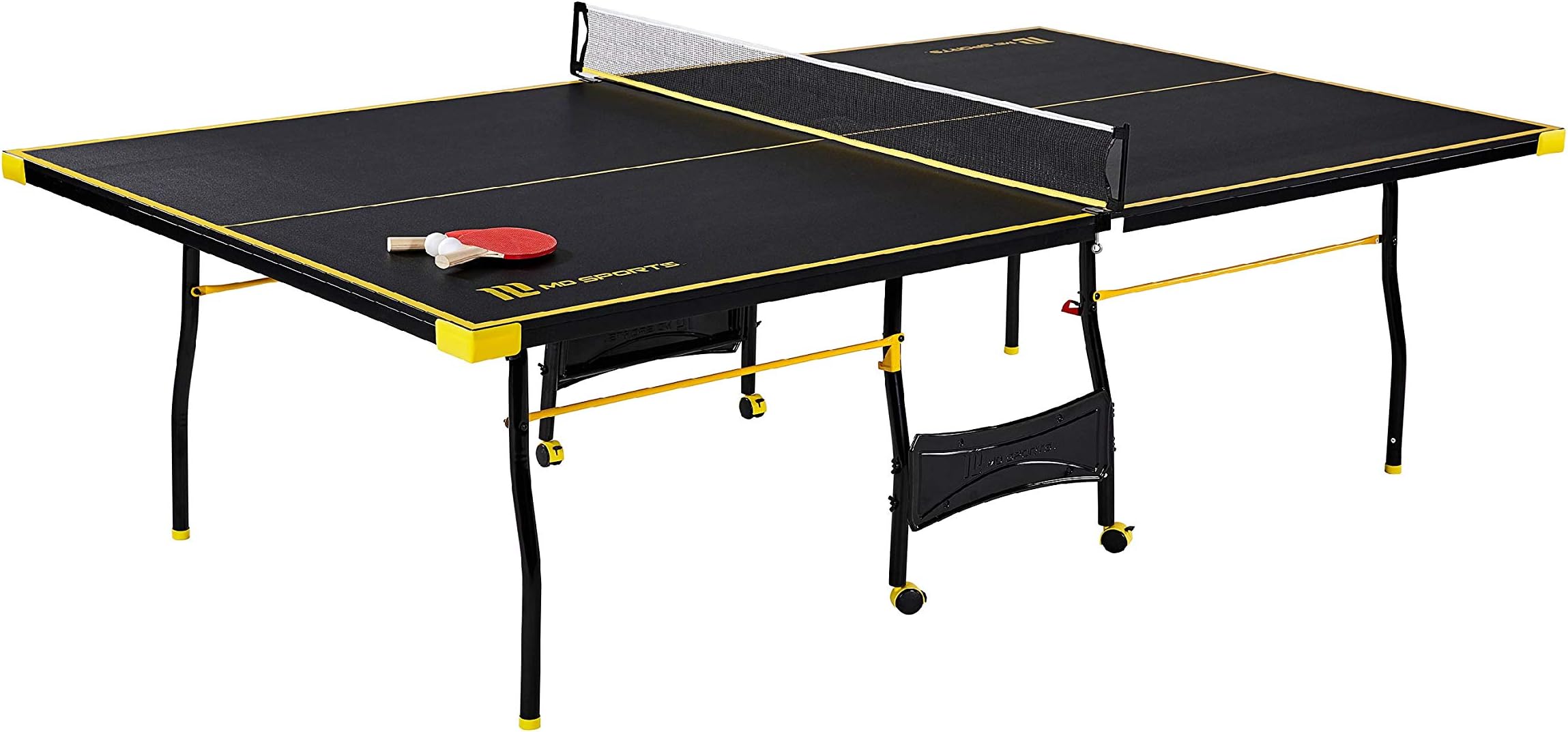 MD Sports Table Tennis Tables Multiple Styles Ping Pong Tables, Foldable for Easy Storage with Nets Included, Perfect for Family Game Rooms