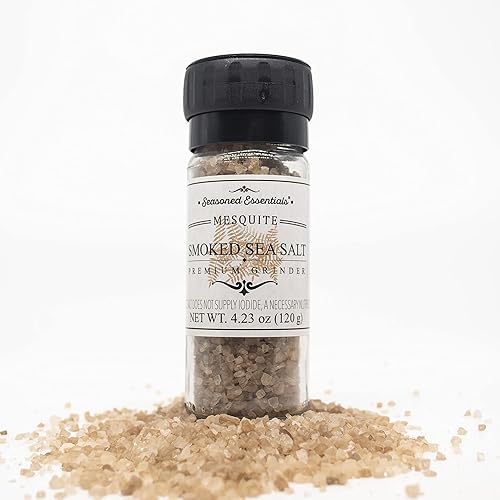 Miniatura 5 de Seasoned Essentials  Juego de muestras gourmet de molinillos de sal marina ahumada paquete de 3  Juego de regalo de condimentos y especias muestra