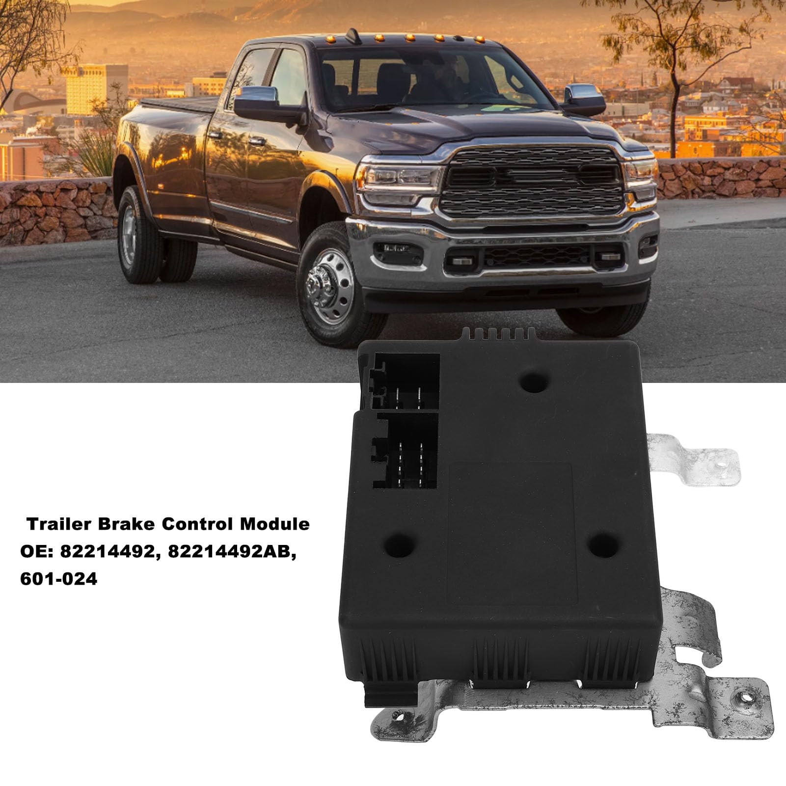 Módulo de Control de Frenos Remolque 82214492AB Controlador Freno Remolque Integrado con Interruptor para 1500 2500 3500 4500 5500 2015