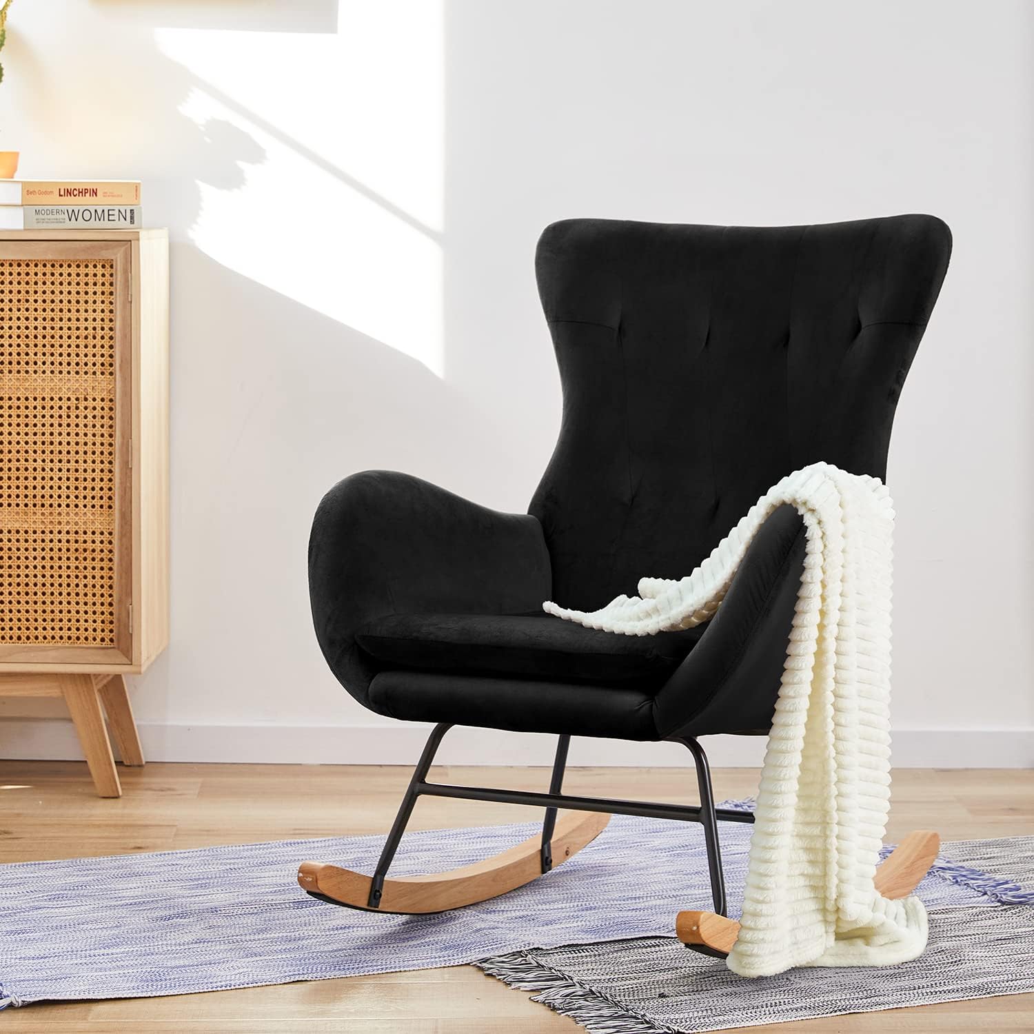 Black Rocking Chair For Nursery