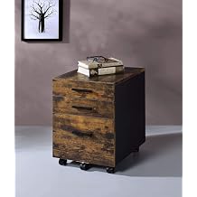 Home Office Furniture Set, Modern Computer Desk Workstation Bookshelf Bookcase File Cabinet Home Office Study Room Writing Desk Furniture Espresso Desk Weathered Oak File Cabinet