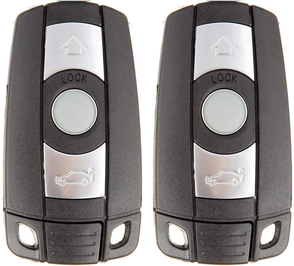 2 X Keyless Entry Remote Key Fob for B-MW 325i 328i 335i 335xi 525i 528i 530i 535i xDrive 545i 550i GT X5 2004-2011 KR55WK49123-868Mhz