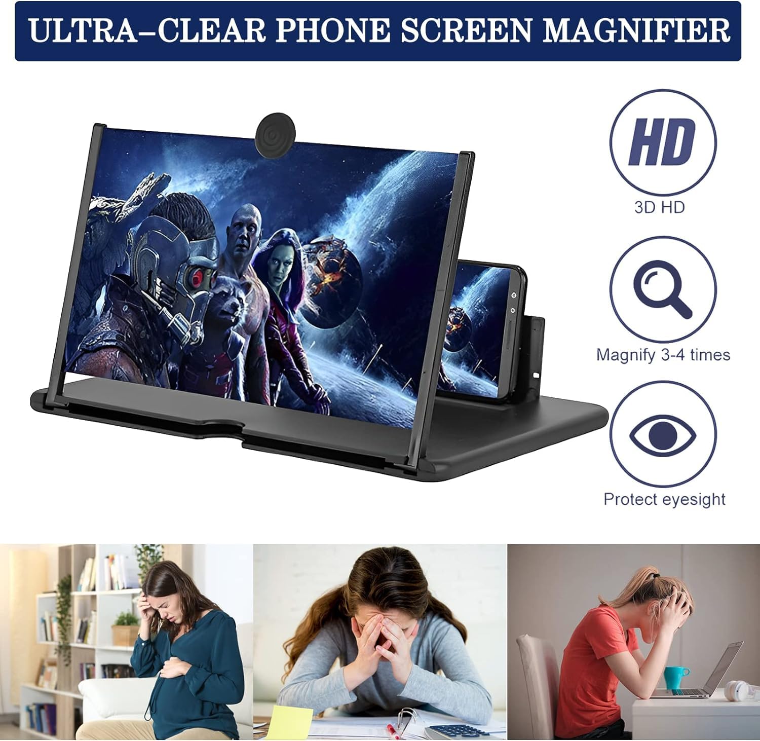 Cell Phone Best 3d Screen Magnifier Mobile Phone Screen Magnifier