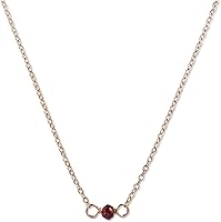 Vista 116 de Gargantilla de piedra natal – Regalo de cumpleaños, regalo para niña, mujer, amiga, hija, esposa, mamá, ella, joyas de piedras preciosas para uso