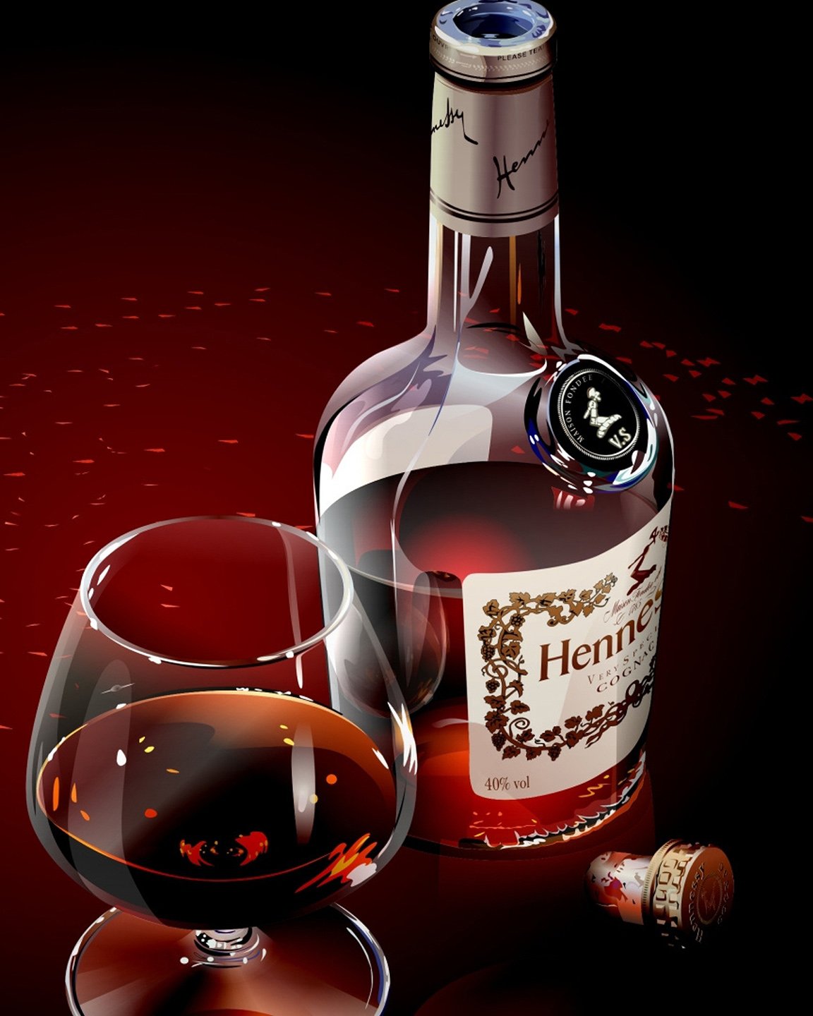 Hennessy Poster Wall Decor 16x20 Inches