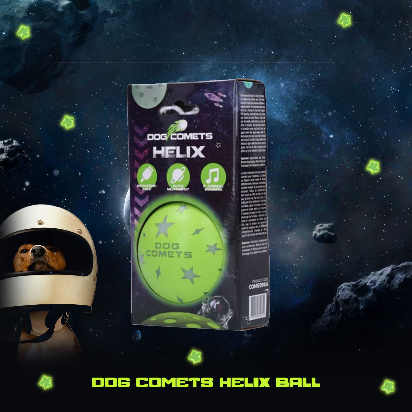 Cometas Perro Helix Groen