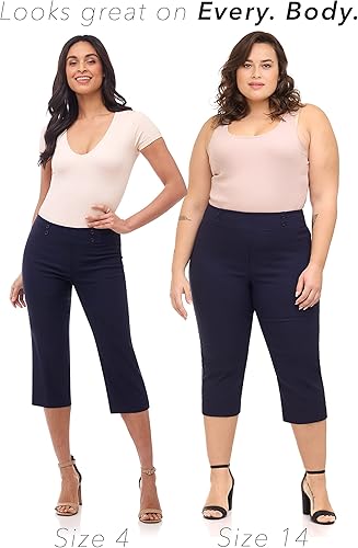 Miniatura 4 de Rekucci - capri cómodo para mujer con detalle de botón