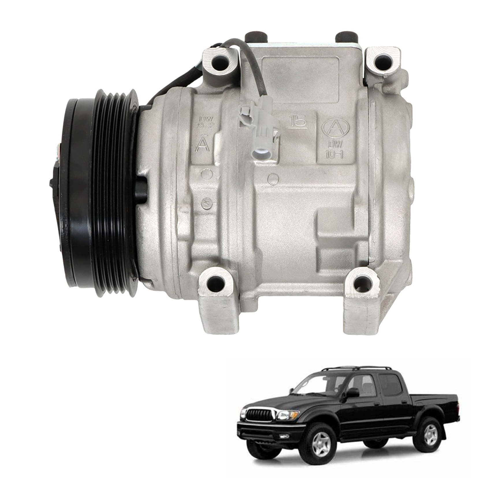 A/C Compressor Replacement for Taco-ma L4 2.4L 2.7L ONLY 1998-2004 Replacement for 8832035540
