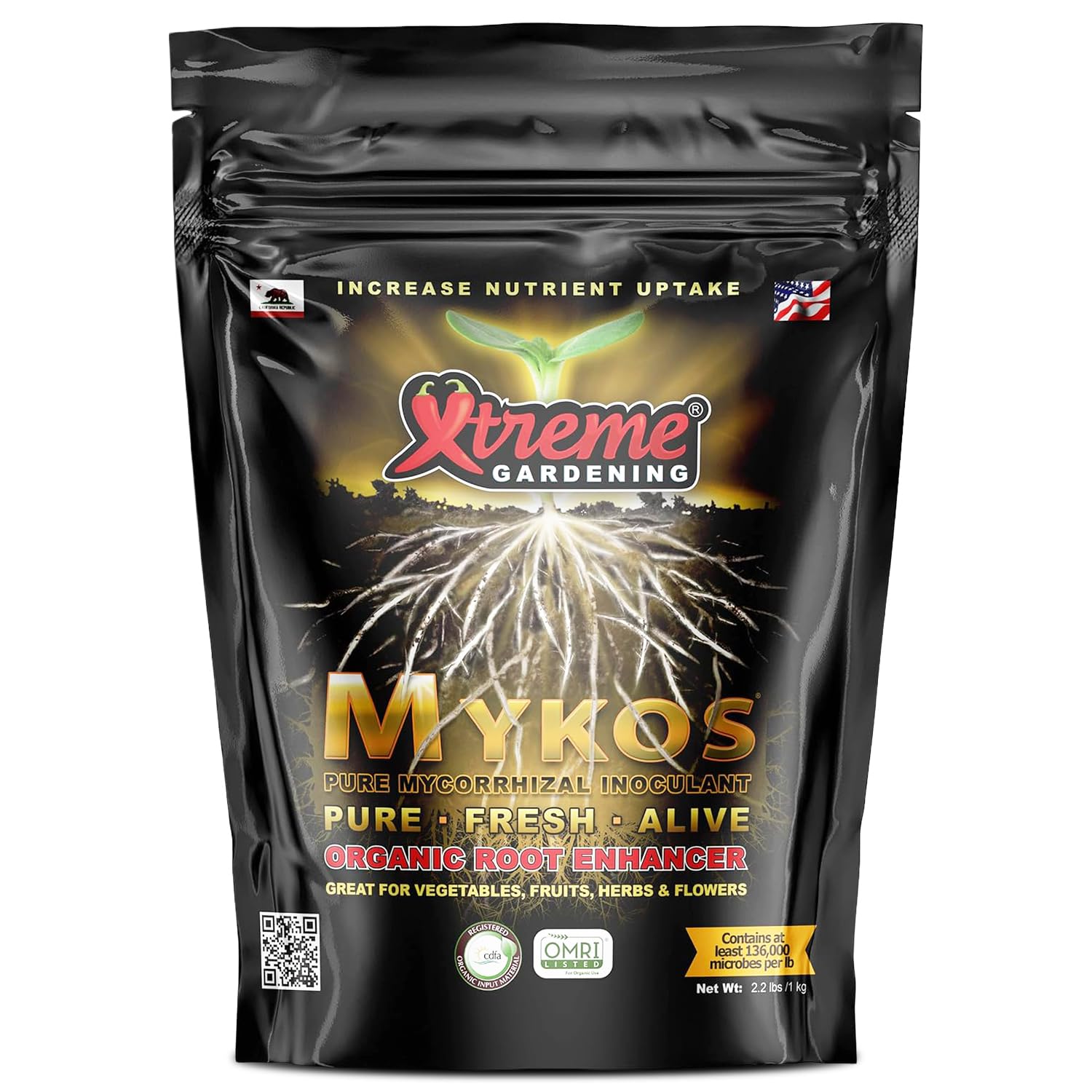Amazon.com : Xtreme Gardening Mykos Mycorrhizae for Plants