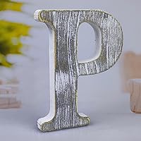 Vista 24 de Letras de madera rústica sin terminar de 8 pulgadas para decoración de pared, letras decorativas de pie en rodajas, decoración de tablero